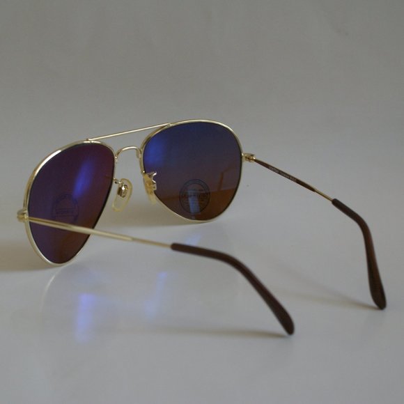 NWT Classic Double Bridge Large Aviator w/ Coppermax lens technology sunglasses - Picture 6 of 7
